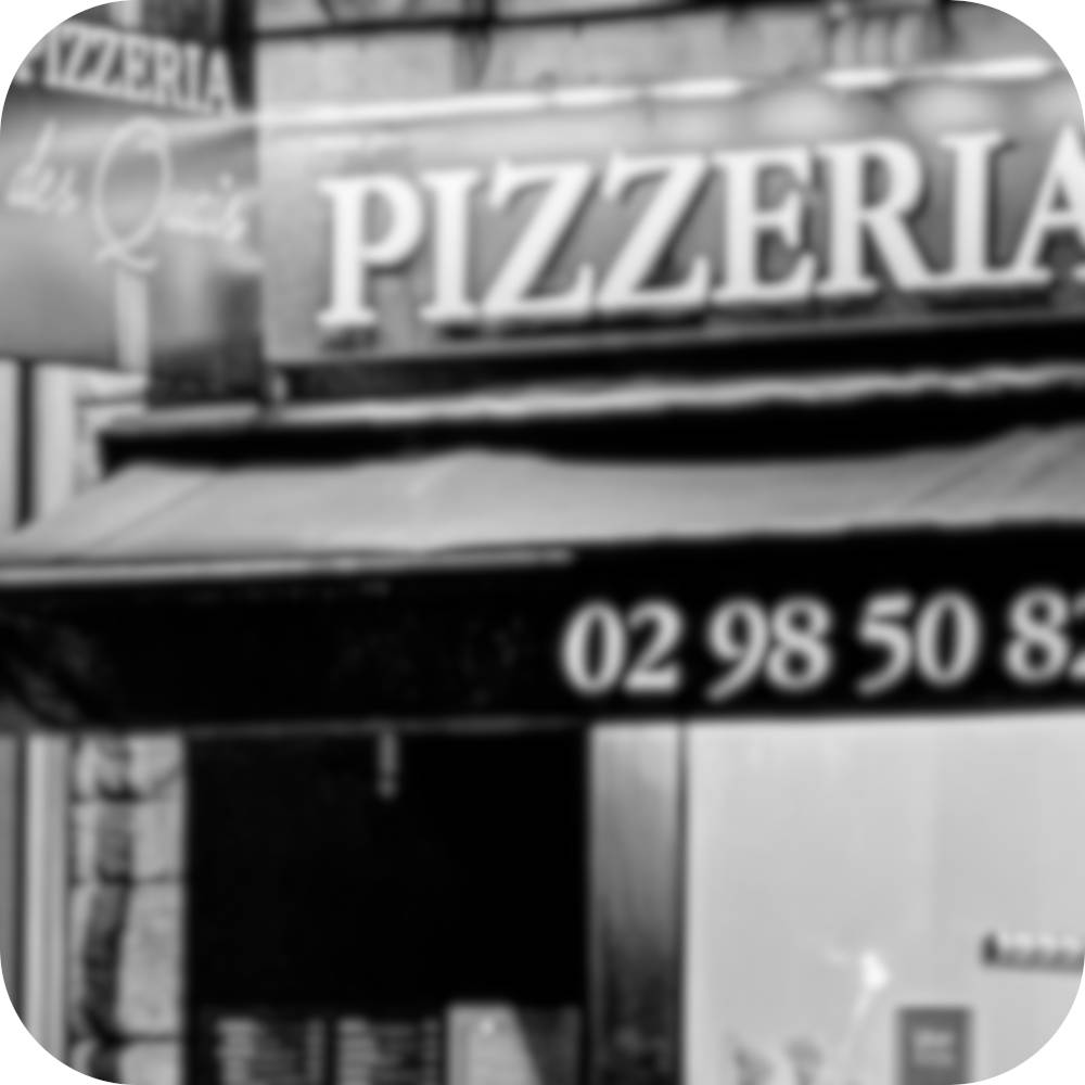 Foto einer Pizzeria